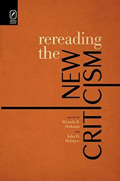 portada Rereading the new Criticism (in English)