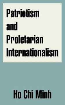 portada patriotism and proletarian internationalism (en Inglés)