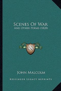 portada scenes of war: and other poems (1828) (en Inglés)