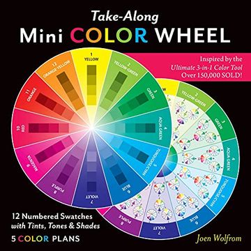 portada Take-Along Mini Color Wheel: 12 Numbered Swatches With Tints & Shades, 5 Color Plans (Reference Tool) (en Inglés)