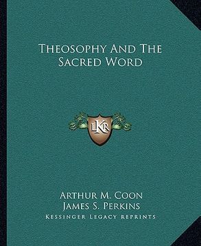 portada theosophy and the sacred word