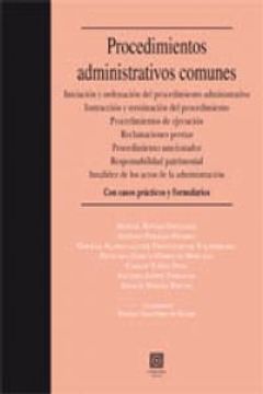 portada Procedimientos Administrativos Comunes (in Spanish)