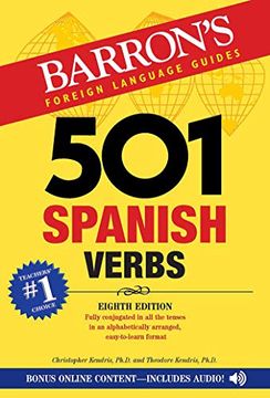 portada 501 Spanish Verbs (501 Verbs Series) (en Inglés)