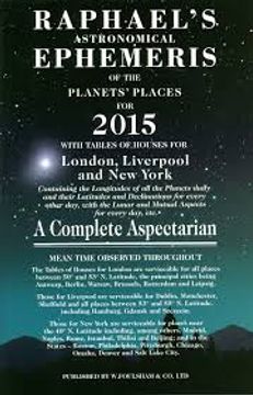 portada Raphael's astronomical ephemeris of the planets' places for 2015 (in English)