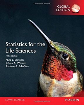portada Statistics for the Life Sciences, Global Edition (in English)