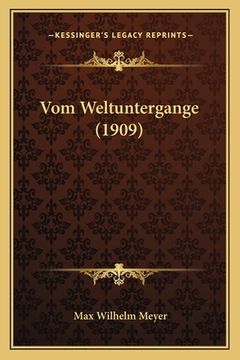 portada Vom Weltuntergange (1909) (en Alemán)