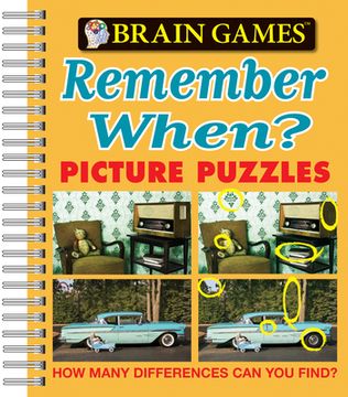 portada Brain Games - Picture Puzzles: Remember When? - how Many Differences can you Find? (en Inglés)