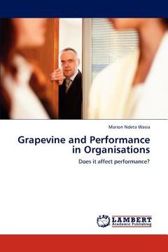portada grapevine and performance in organisations (en Inglés)