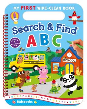 portada My First Wipe-Clean Book: Search & Find Abc-Includes Wipe-Clean pen (en Inglés)