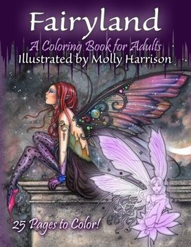 portada Fairyland - A Coloring Book For Adults: Fantasy Coloring for Grownups by Molly Harrison (in English)