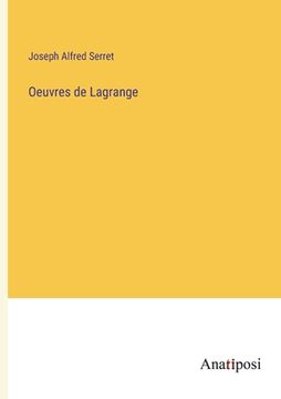 portada Oeuvres de Lagrange (en Francés)
