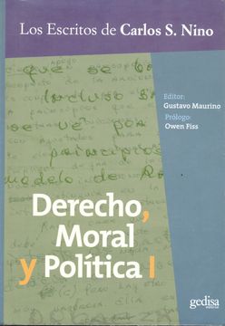 portada Derecho, moral y política vol. I