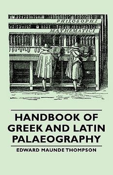 portada handbook of greek and latin palaeography (in English)