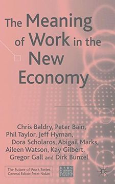 portada The Meaning of Work in the new Economy (Future of Work) (en Inglés)