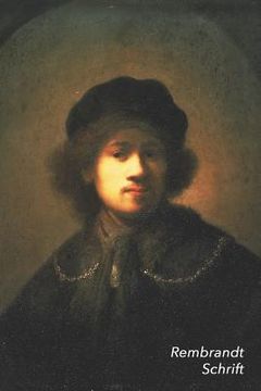 portada Rembrandt Schrift: Zelfportret (onzeker) Ideaal Voor School, Studie, Recepten of Wachtwoorden Stijlvol Notitieboek voor Aantekeningen Art