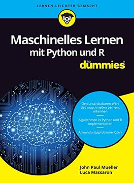 portada Maschinelles Lernen mit Python und r für Dummies (en Alemán)