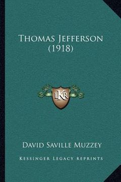 portada thomas jefferson (1918) (en Inglés)