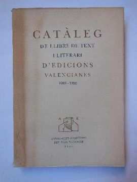 portada Cataleg de Llibre de Text i Literari Dedicions Valencianes 1993 - 1996
