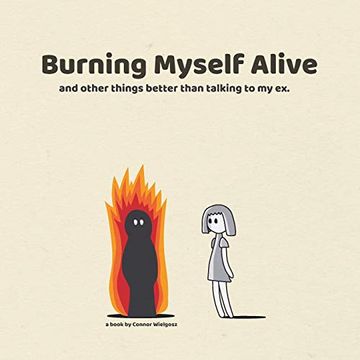 portada Burning Myself Alive (en Inglés)
