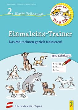 portada Lernen mit teo und tia Mathematik - Einmaleins-Trainer - 2. Klasse Volksschule (en Alemán)