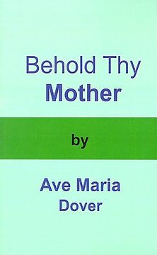 portada behold thy mother (in English)