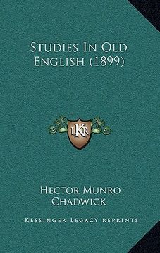 portada studies in old english (1899)