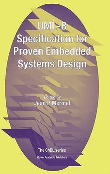 portada uml-b specification for proven embedded systems design (en Inglés)