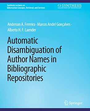 portada Automatic Disambiguation of Author Names in Bibliographic Repositories (en Inglés)