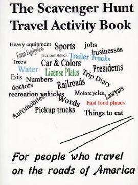 portada the scavenger hunt travel activity book (en Inglés)