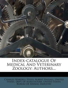 portada index-catalogue of medical and veterinary zoology: authors... (en Inglés)