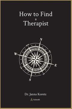 portada How to Find a Therapist (en Inglés)