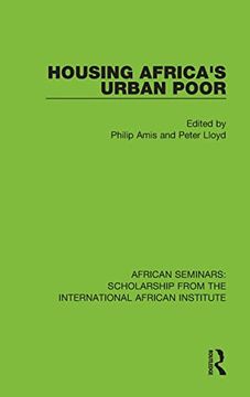 portada Housing Africa's Urban Poor (African Seminars: Scholarship From the International African Institute) (en Inglés)
