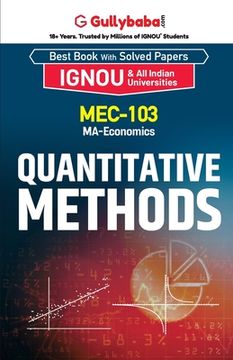 portada MEC-103 Quantitative Methods (in English)