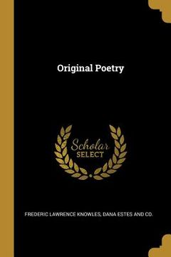 portada Original Poetry (en Inglés)