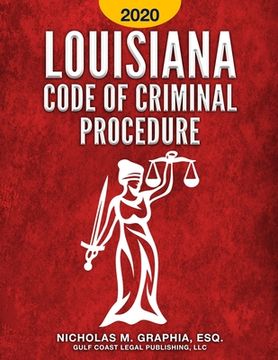 portada Louisiana Code of Criminal Procedure 2020