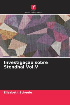 portada Investigação Sobre Stendhal Vol. Vo