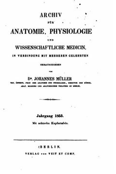 portada Archiv für Anatomie, Physiologie und wissenschaftliche Medicin (German Edition)