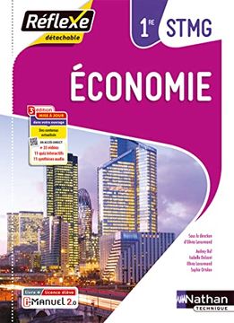 portada Economie 1Ère Stmg (Pochette Réflexe) Livre + Licence Élève - 2023 (en Francés)