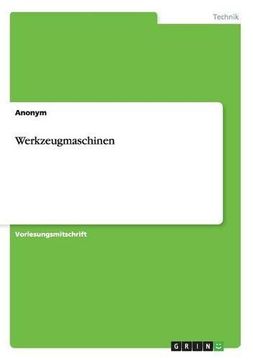 portada Werkzeugmaschinen (German Edition)