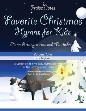 portada Favorite Christmas Hymns for Kids (Volume 1): A Collection of Five Easy Christmas Hymns for the Early and Late Beginner (in English)