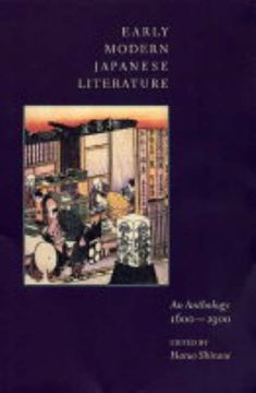 portada Early Modern Japanese Literature: An Anthology, 1600-1900 (Translations From the Asian Classics) (in English)