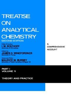 portada treatise on analytical chemistry, part i, second edition: theory and practice, volume 11 (en Inglés)