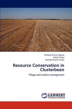 portada resource conservation in clusterbean (en Inglés)