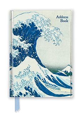 portada Hokusai: The Great Wave (Address Book) (Flame Tree Address Books) (en Inglés)