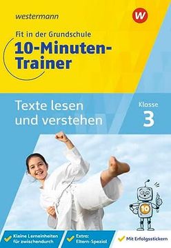 portada Fit in der Grundschule - 10-Minuten-Trainer Texte Lesen und Verstehen (en Alemán)