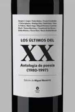 portada Los Últimos del xx: Antología de Poesía