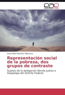 portada Representación social de la pobreza, dos grupos de contraste: Sujetos de la delegación Benito Juárez e Iztapalapa del Distrito Federal (Spanish Edition)