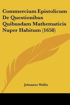 portada commercium epistolicum de questionibus quibusdam mathematicis nuper habitum (1658)