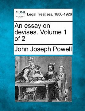 portada an essay on devises. volume 1 of 2 (in English)