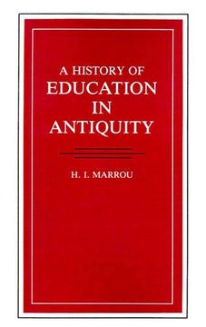 portada A History of Education in Antiquity (en Inglés)